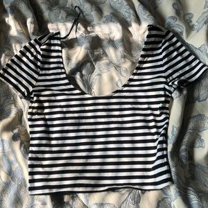 Striped Crop Top